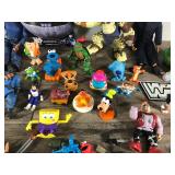 Lot of Toys - PEZ Star Wars - Teenage Mutant Ninja Turtles - Legos - Accessories & Action Figure Parts & More