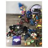 Lot of Toys - PEZ Star Wars - Teenage Mutant Ninja Turtles - Legos - Accessories & Action Figure Parts & More