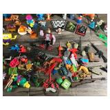 Lot of Toys - PEZ Star Wars - Teenage Mutant Ninja Turtles - Legos - Accessories & Action Figure Parts & More