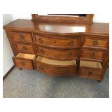 9 Drawer Dresser with Mirror