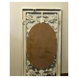 Metal Framed Wall Hanging Mirror
