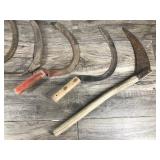 5 - Vintage Hand Sickles