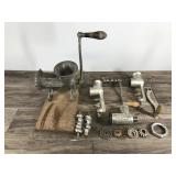 Vintage Meat Grinder & Parts