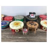 Lot of Collectible Tins