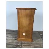 Vintage Floral Graphic Wood Jewelry Cabinet/Box - The Commodore By Rosalco