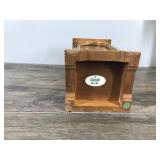 Vintage Floral Graphic Wood Jewelry Cabinet/Box - The Commodore By Rosalco