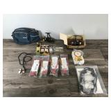 Fishing Reels - Locks - Dog Whistle - Boot Ice Cleats - Boot Laces - 50 lb Fish Scale - Vintage Hand Fishing Spool & More