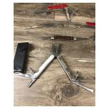2 Vintage Pocket Knives & 4 Utility Camping Knives