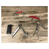 2 Vintage Pocket Knives & 4 Utility Camping Knives