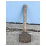 Large Vintage Post Maul - Has the number 10 on it