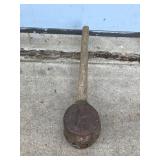 Large Vintage Post Maul - Has the number 10 on it