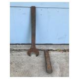 Large Wrench & a Tooth for a Dozer or Front Enloader?
