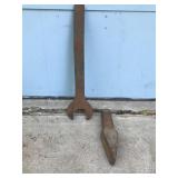 Large Wrench & a Tooth for a Dozer or Front Enloader?