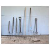Lot of Vintage Pitch Forks