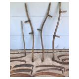 Lot of Vintage Scythes - Blades and Handles