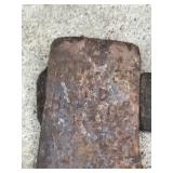 Ax - Large Heavy Ax with maul on the backside & some type of vintage mining tool
