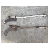 2 - Vintage Brush Cutter Axes