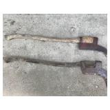 2 - Vintage Brush Cutter Axes