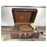 Vintage Victrola Hand Crank Phonograph
