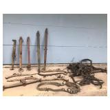 Vintage Wagon Wheel Horse / Cattle Farming Equipment