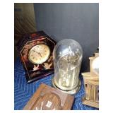 lot of vintage clocks