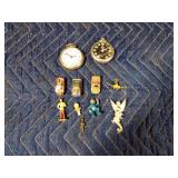 Micro cars, pocket watches, and mini characters
