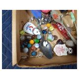 Box of vintage collectables