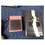 2 Cassette players and 2 radios and base station