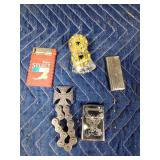 4 Lighters and a Chopper bottle opener