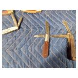 Lot of 5 pocket knives