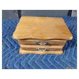 Jewelry box of vintage earrings