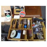 Box of craft items