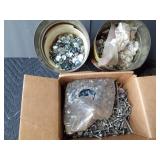 Upholstery button making tool and accessories