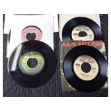 Beatles LP, Kiss & Paul Mcarthy & wings 45s, John Lennon pencil drawing print and more