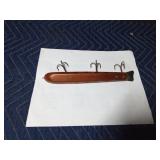 Vintage wooden musky lure