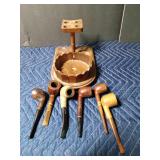 Pipe rack with 6 pipes