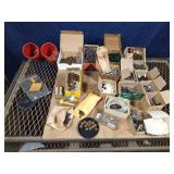 Upholstery tacks and locks