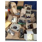 Upholstery tacks and locks