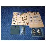 Military pins, shoulder patches and more pins