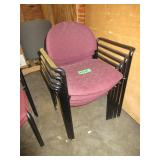 KI UPHOLSTERED RECEPTION CHAIRS