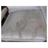 UPHOLSTERED CHAIR WITH OTTOMAN
