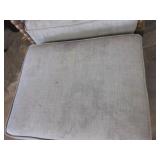 UPHOLSTERED CHAIR WITH OTTOMAN