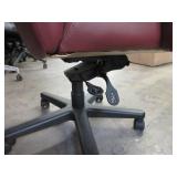 GLOLBAL  UPHOLSTERY LEATHER CONFERENCE CHAIRS WITH ARMS