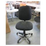 HEIGHT ADJUSTABLE UPHOLSTERED DRAFTING STOOLS