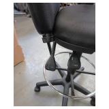 HEIGHT ADJUSTABLE UPHOLSTERED DRAFTING STOOLS