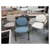 ASSORTED RECEPTION CHAIRS