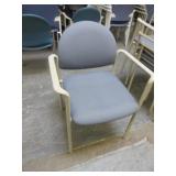 KI, UPHOLSTERED, PADDED RECEPTION CHAORS