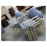 KI, UPHOLSTERED, PADDED RECEPTION CHAORS