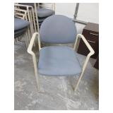 KI, UPHOLSTERED, PADDED, RECEPTION CHAIRS