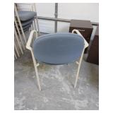 KI, UPHOLSTERED, PADDED, RECEPTION CHAIRS
